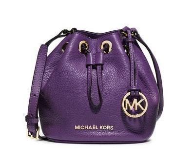 michael kors purple crossbody purse