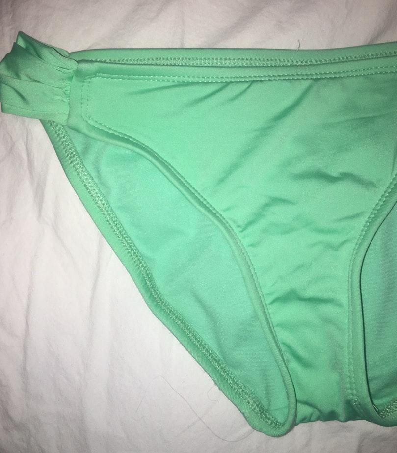 green swim bottoms