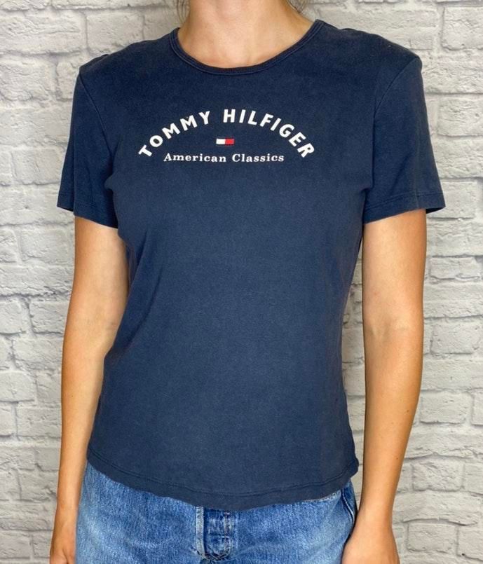 tommy hilfiger 90s t shirt women's