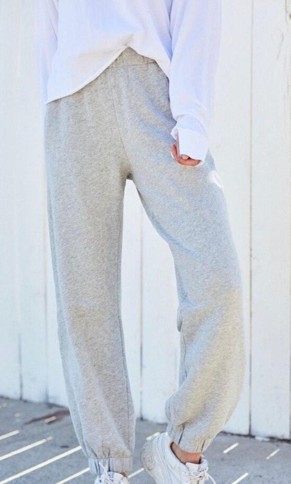brandy melville light gray sweatpants
