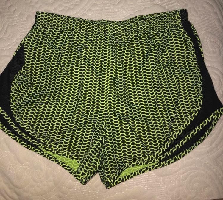 neon green nike shorts