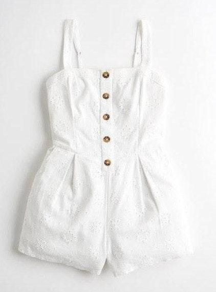 white romper hollister