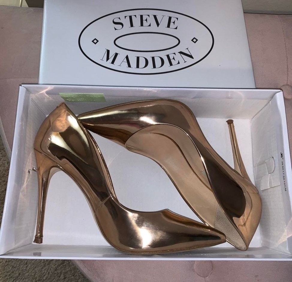 steve madden daisie pump rose gold