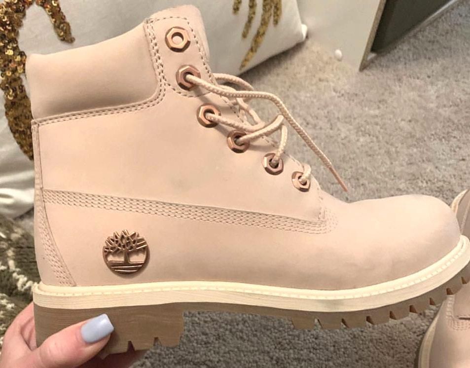 rose gold timberland boots