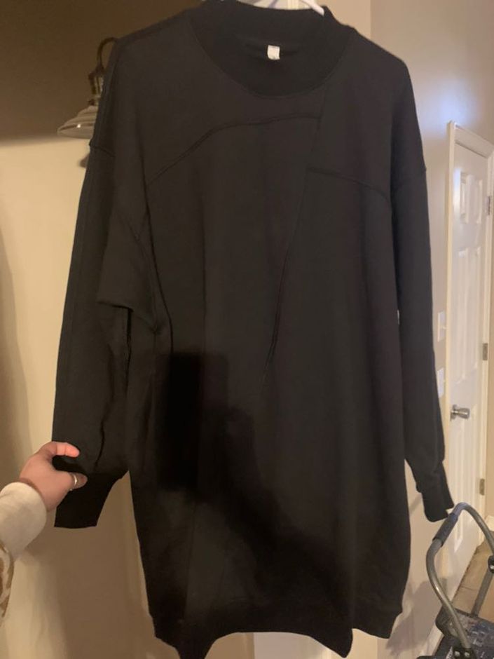 broken beats sweater dress