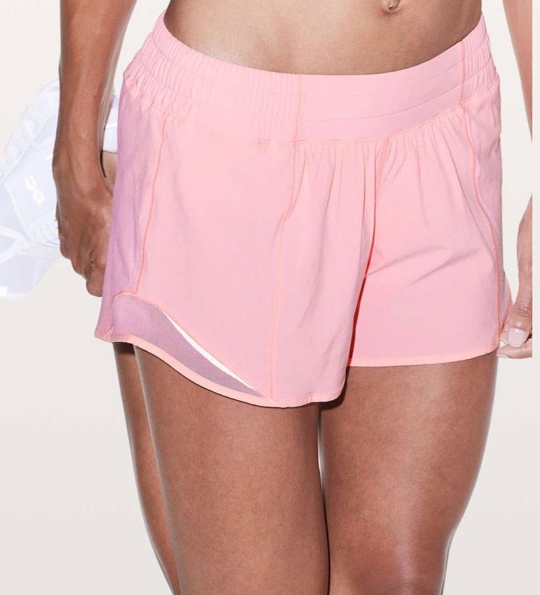 miami pink lululemon shorts