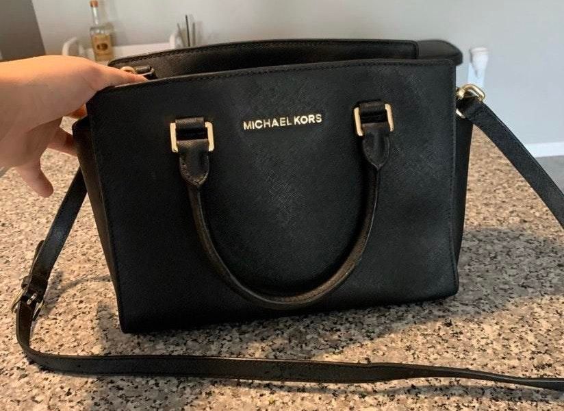 black crossbody purse michael kors