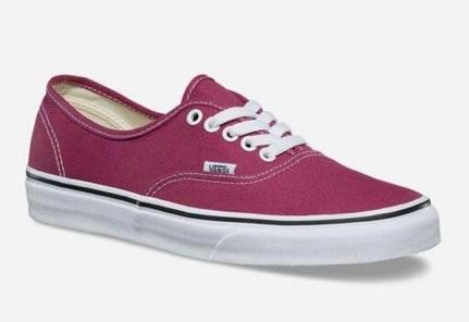 dry rose true white vans