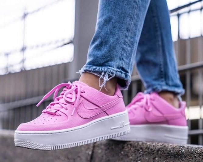 nike air force 1 psychic pink and white