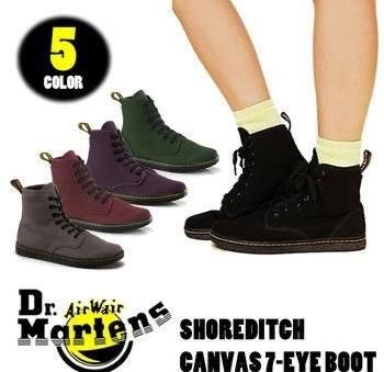 dr martens canvas shoreditch boot