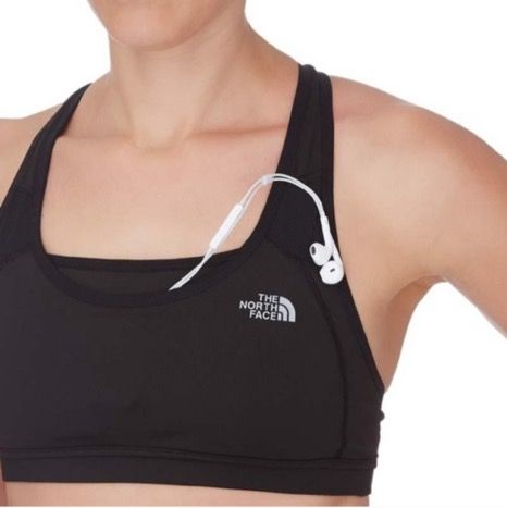 north face sports bra with pocket