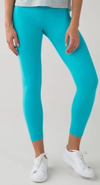 turquoise lululemon leggings