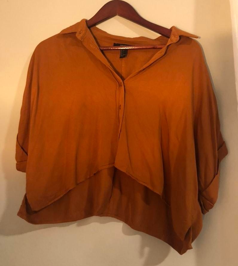 forever 21 orange top