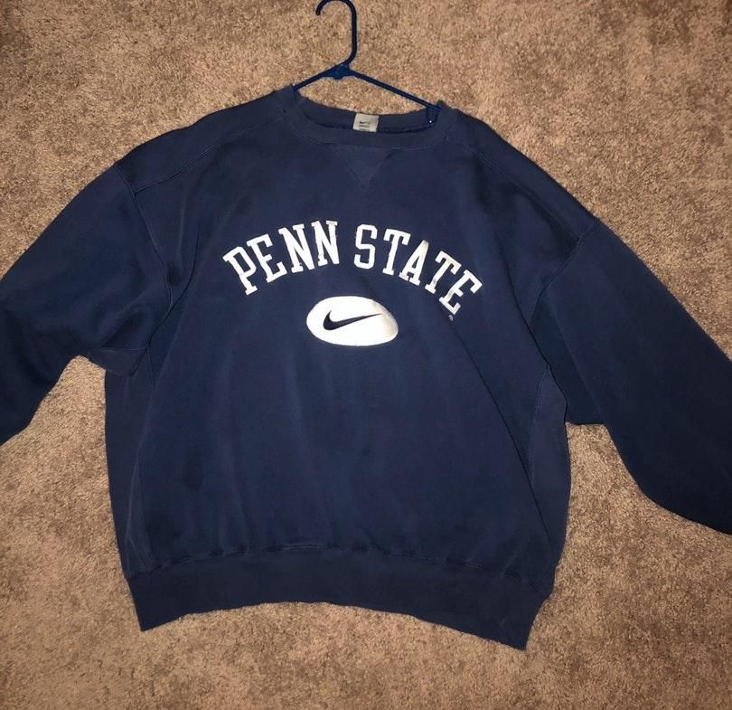 nike penn state crew neck sweatshirt