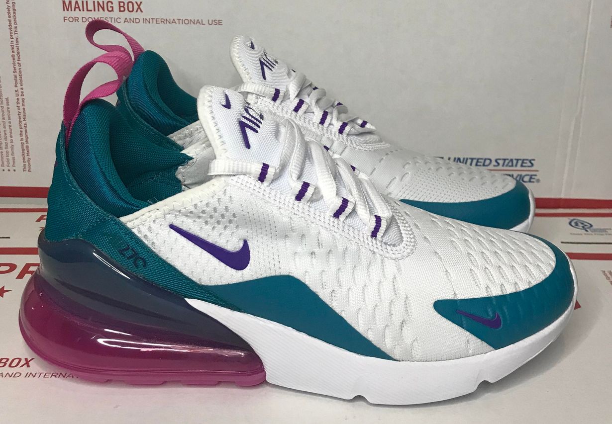 nike air max 270 bright spruce purple