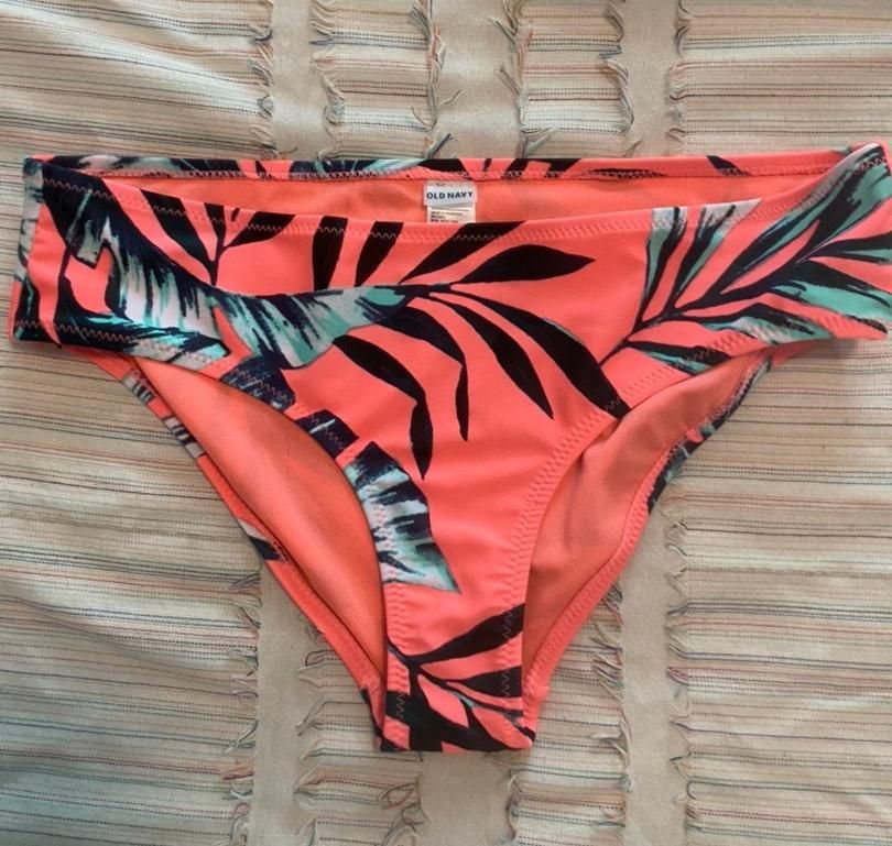 floral bathing suit bottoms
