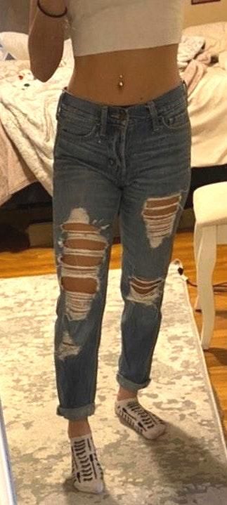 hollister boyfriend jeans