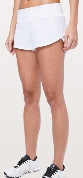 lulu white shorts