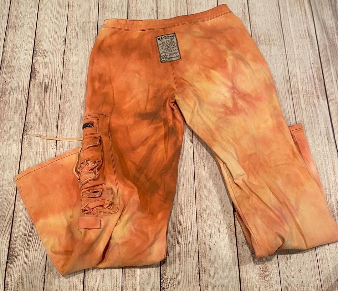 bleach dye cargo pants