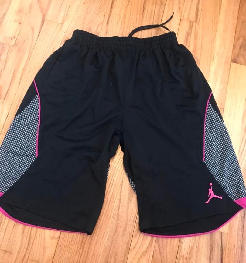 pink jordan basketball shorts