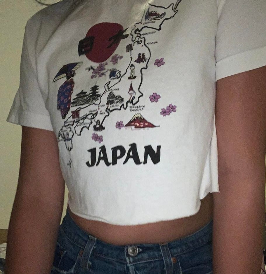 Brandy Melville Japan T Shirt Curtsy