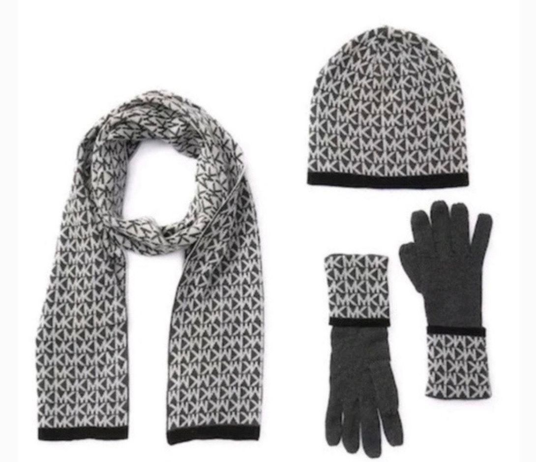 michael kors hat and scarf set burlington