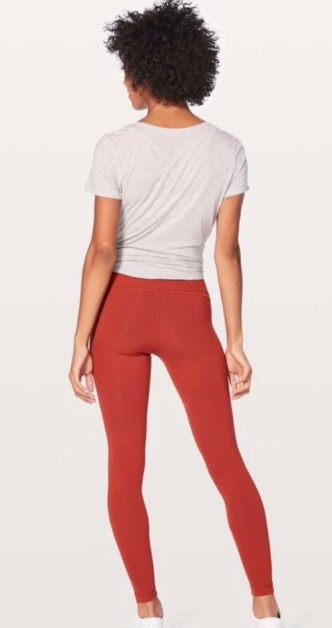 burnt orange lululemon leggings