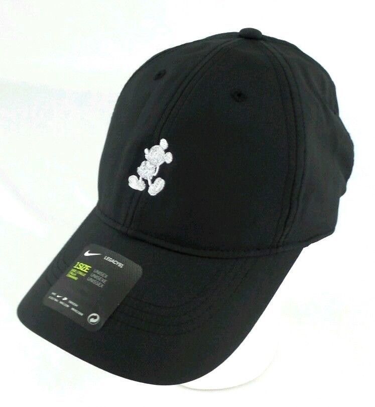 black nike mickey mouse hat