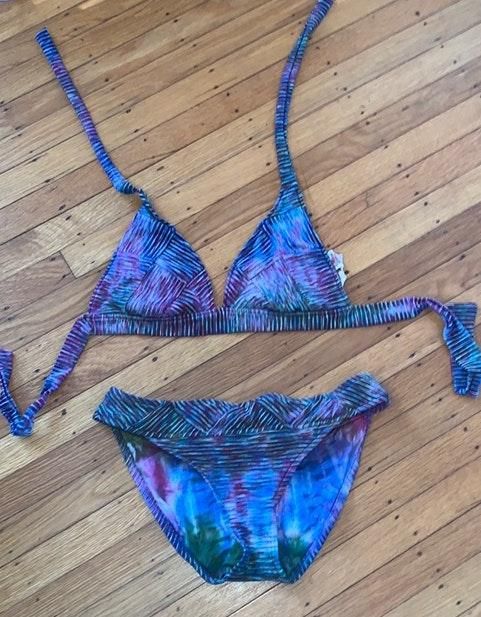 lucky brand tie dye bikini