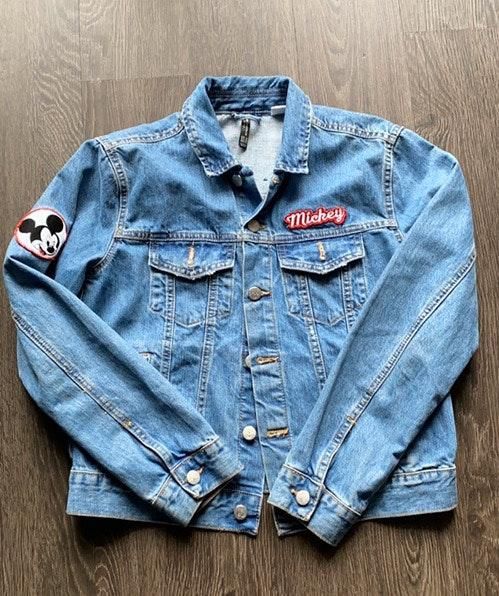 zara disney jean jacket