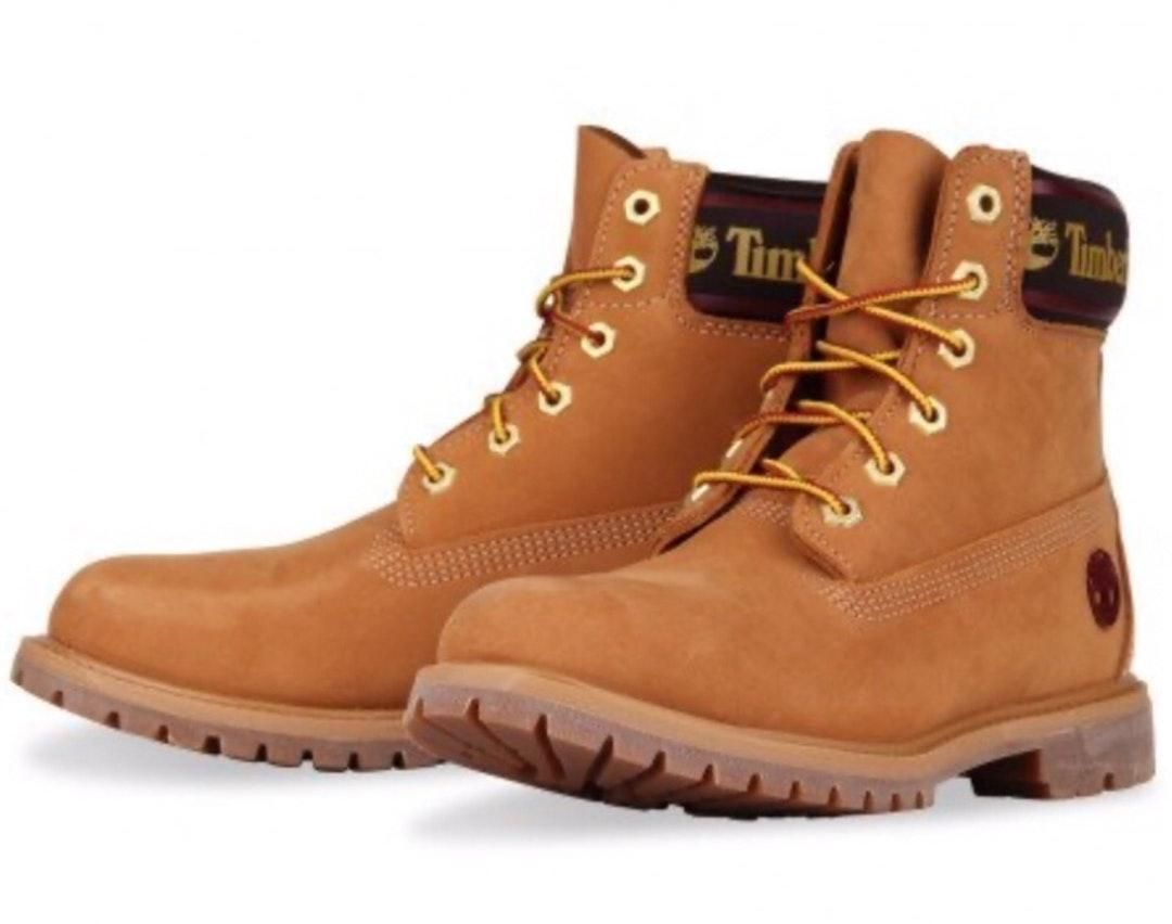 timberland 6 inch logo collar boot