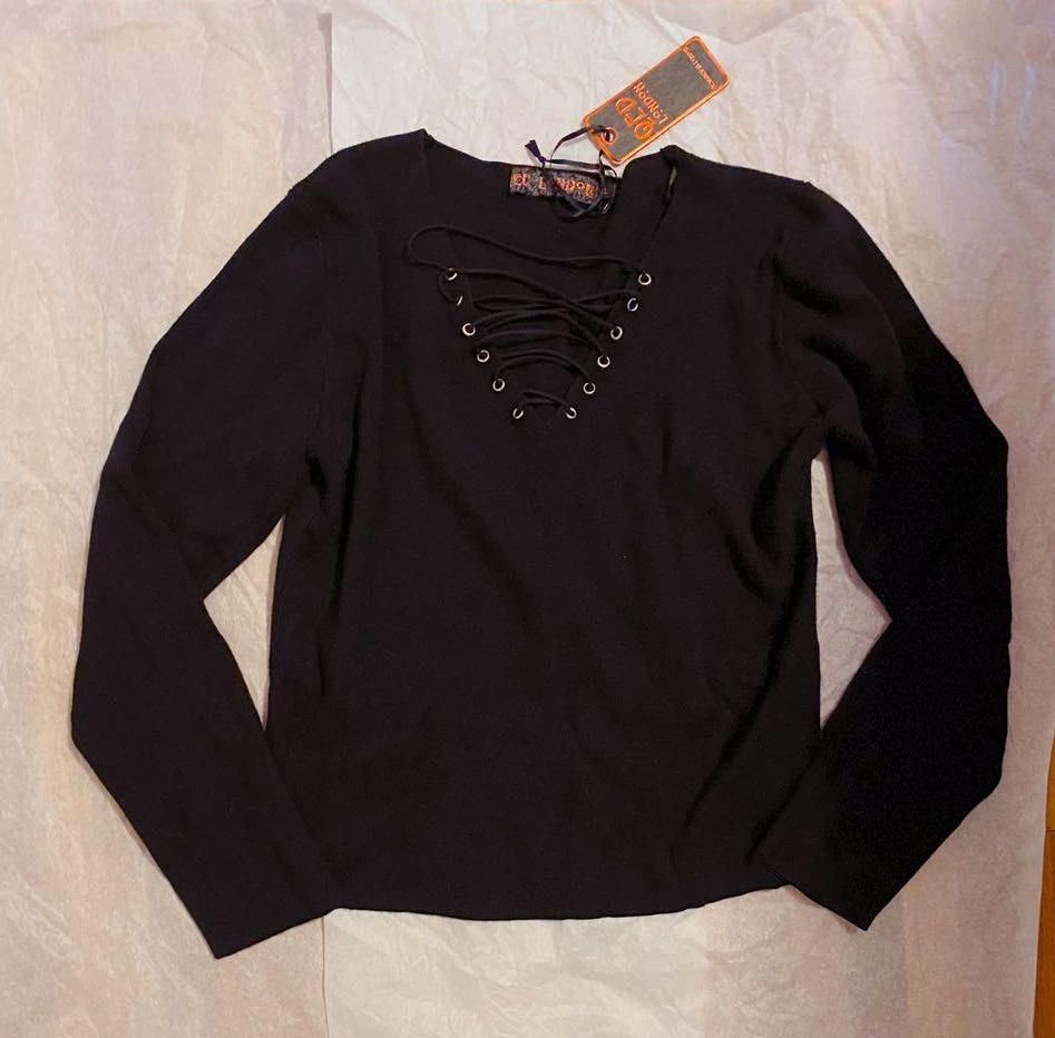 cute black long sleeve shirt