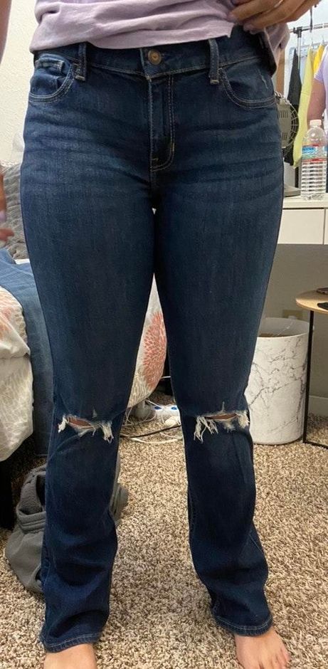 hollister high rise bootcut jeans