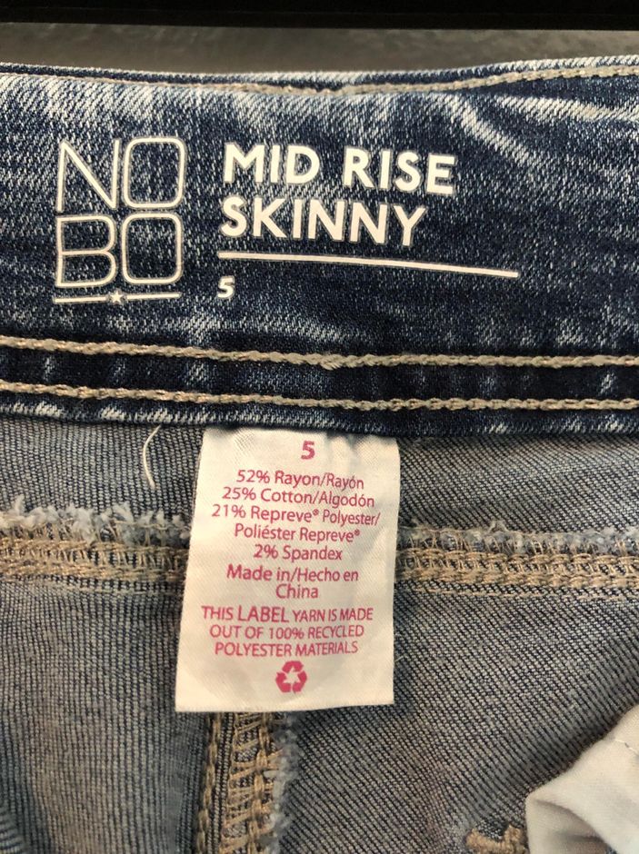 nobo mid rise skinny