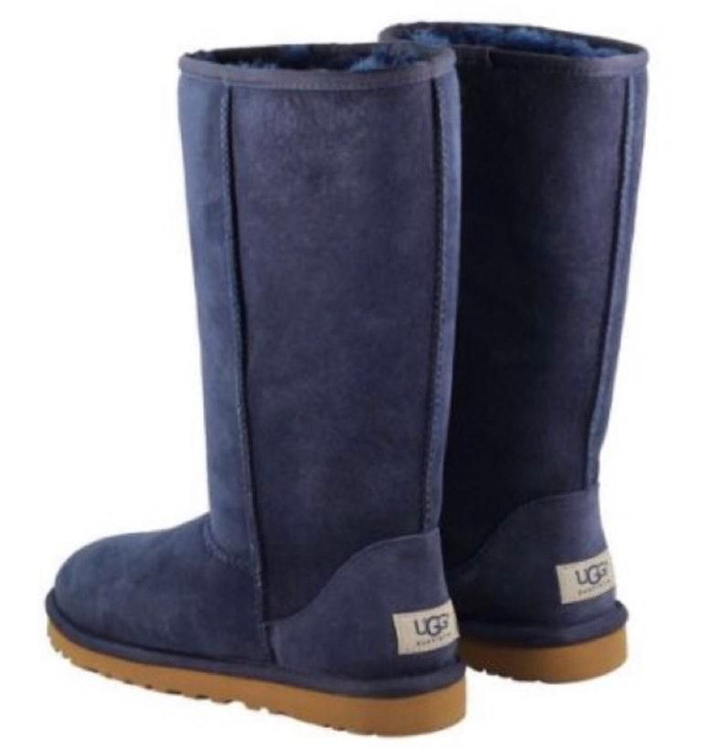 navy blue uggs tall