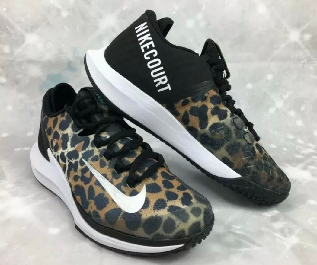 nike leopard tennis court shoes