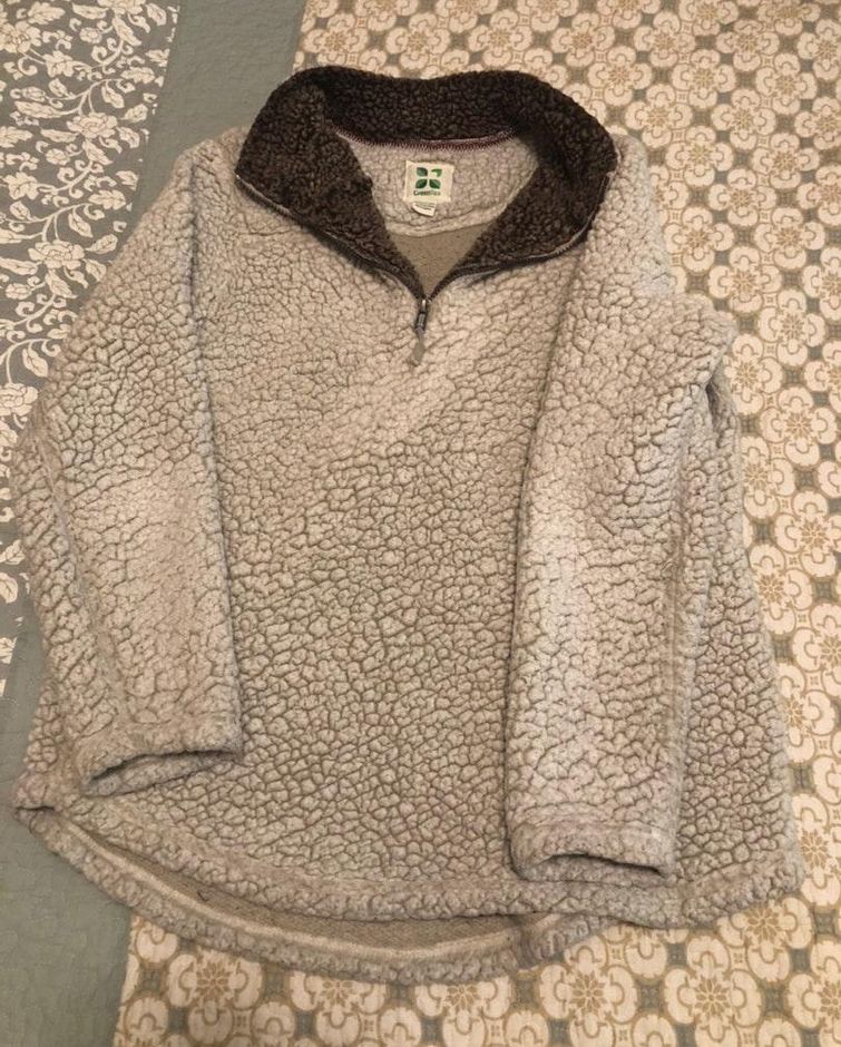 green tea sherpa jacket
