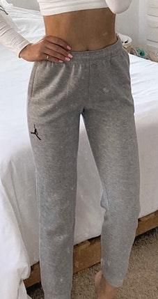 air jordan sweatpants grey