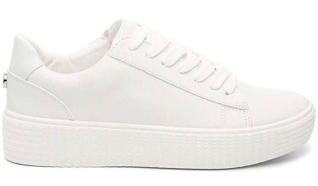 steve madden white platform shoes