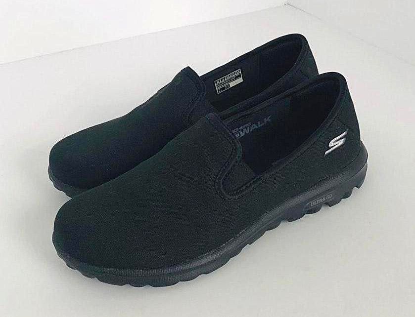 skechers gowalk canvas slip on