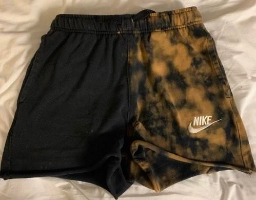 bleached nike shorts