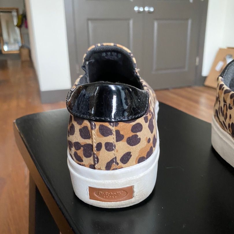 dr scholl's wink slip on leopard