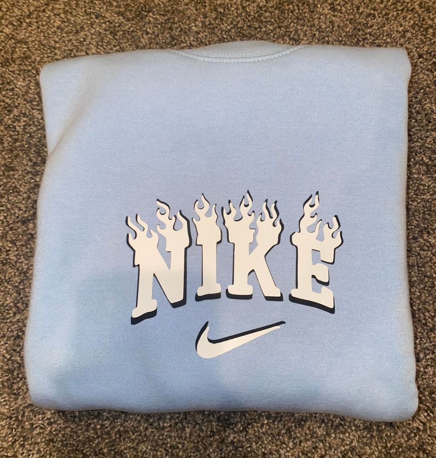 etsy nike flame sweatshirt