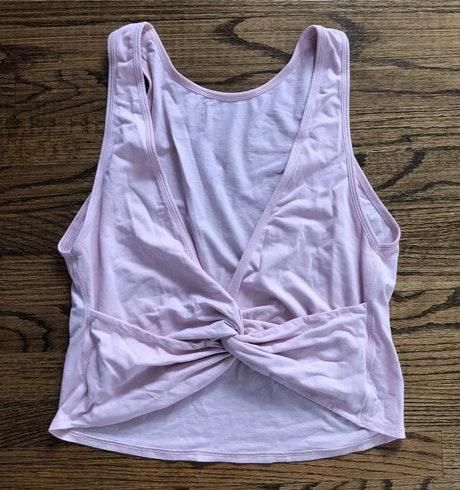 lululemon twist back tank