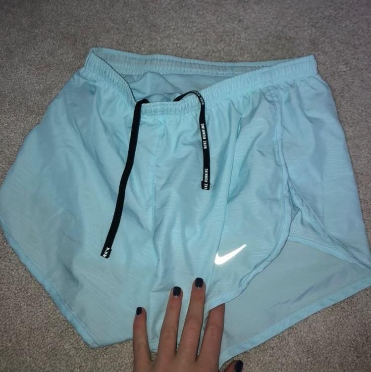 light blue nike shorts