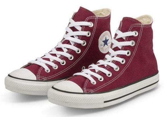 maroon high tops