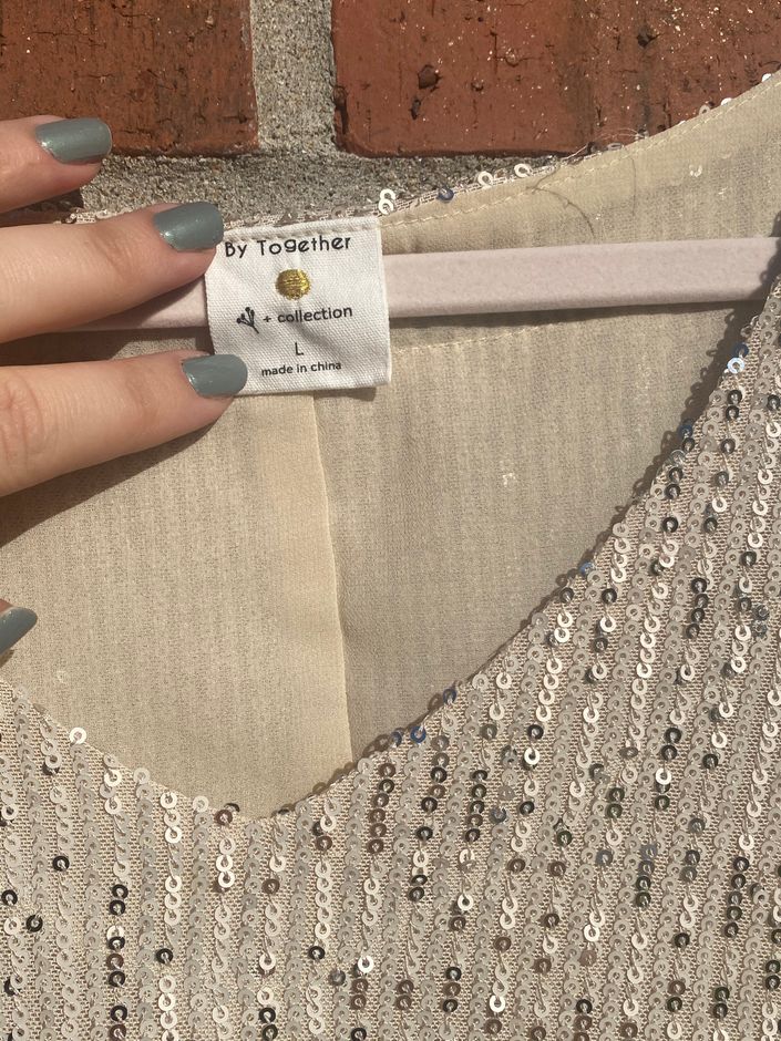 together sequin top