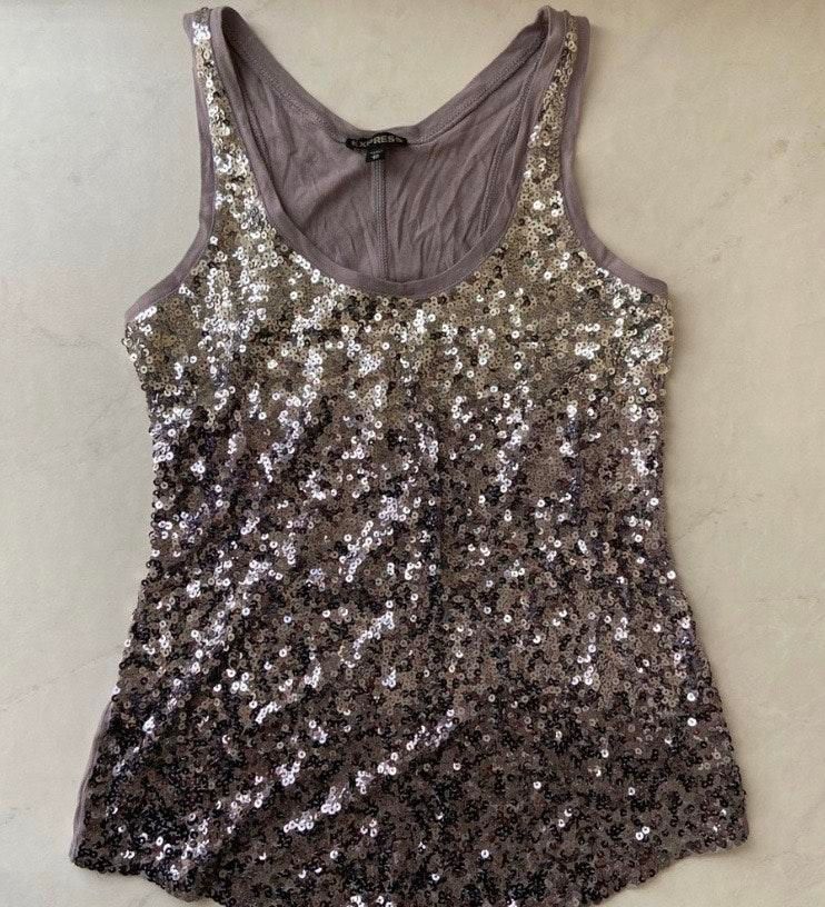 sequin tank top express