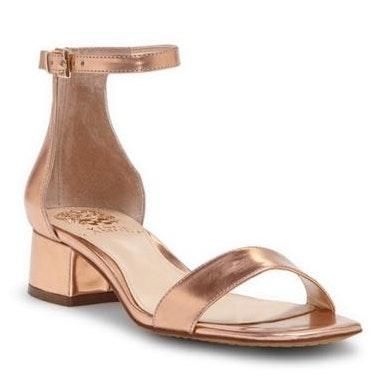 vince camuto rose gold shoes