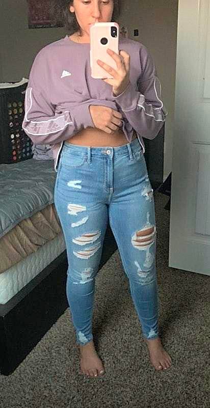 hollister jeans high waist